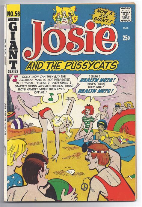 Archie Comics Josie The Pussycats Giant Series Vintage Comic Book Cartoon Character