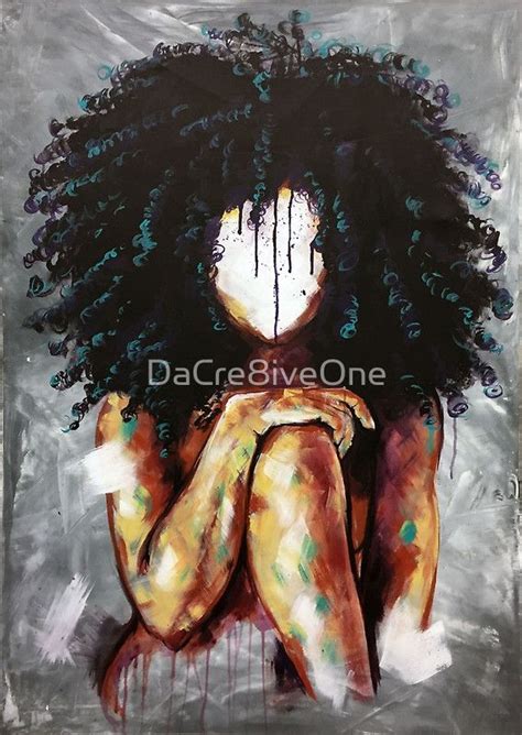 Naturally I Poster By Dacre Iveone Black Art Painting Afro Art
