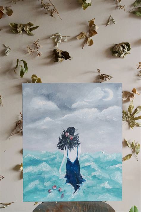 Oil Painting Farewell Etsy