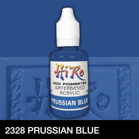 Blue Colors By Hiro Paints High Pigmented Waterbased Acrylic Hobby