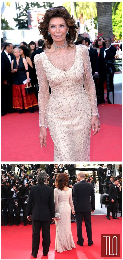 ➳ celebrating sophia loren (i am not sophia loren and there is no affiliation!) no infringement intended. Sophia Loren in Armani Privé at the "La Voce Umana" Cannes ...