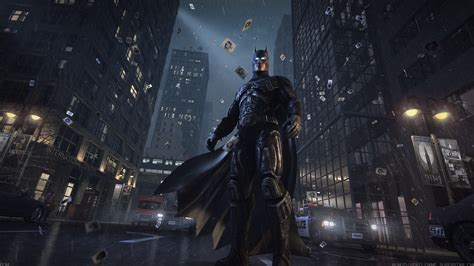 2560x1440 Batman Watching Gotham City 1440p Resolution Hd