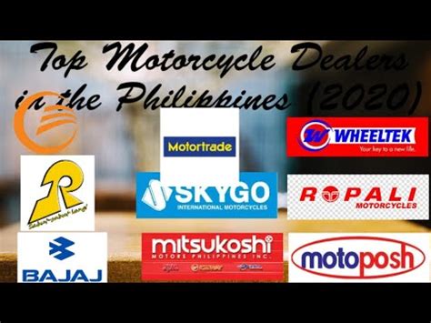 Top Motorcycle Dealers In The Philippines Youtube
