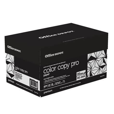 Office Depot Color Copy Paper 8 12in X 11in 28 Lb Ream Of 500