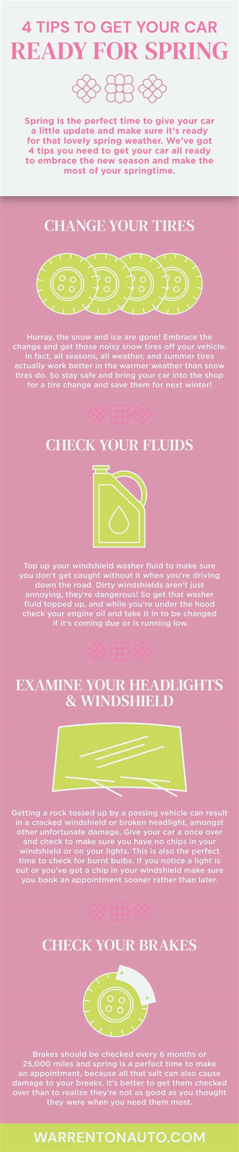 4 tips to get your car ready for spring - Warrenton Auto Service