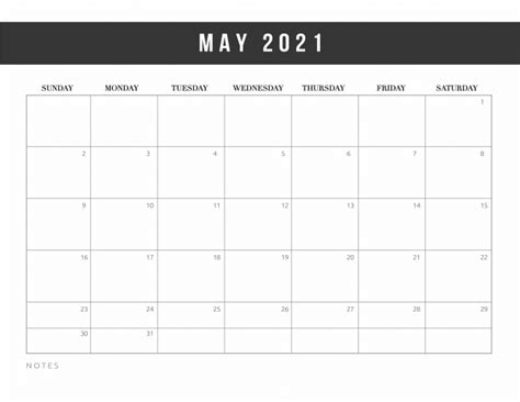 Printable May Calendar Worksheetsday