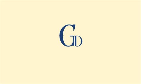 Gd Alphabet Letters Initials Monogram Logo Vector Art At Vecteezy