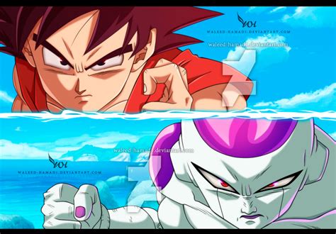 Goku Vs Freeza Dragon Ball Z Fukkatsu No F By Waleed Hamad1 On Deviantart