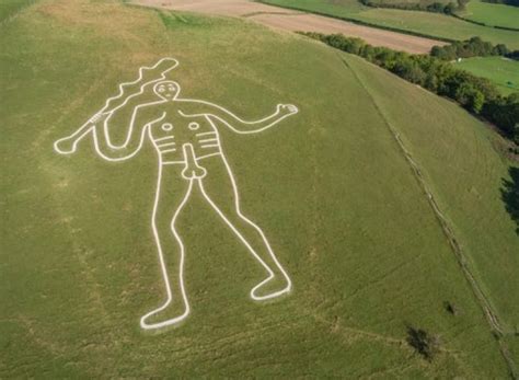The Cerne Abbas Giant The Foot Naked Figure Carved Into The English Countryside May Have