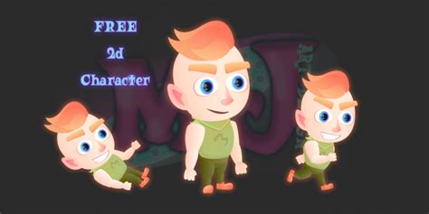 Free 2d Game Character 5 Gamedev Market
