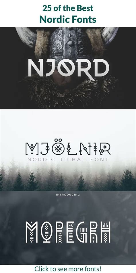25 Eye Catching Nordic Fonts For Your Viking Or Scandinavian Design