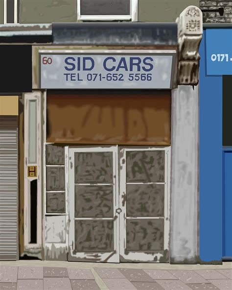 Sid Cars Urban Decay Digital Art By Sid Fox Fine Art America