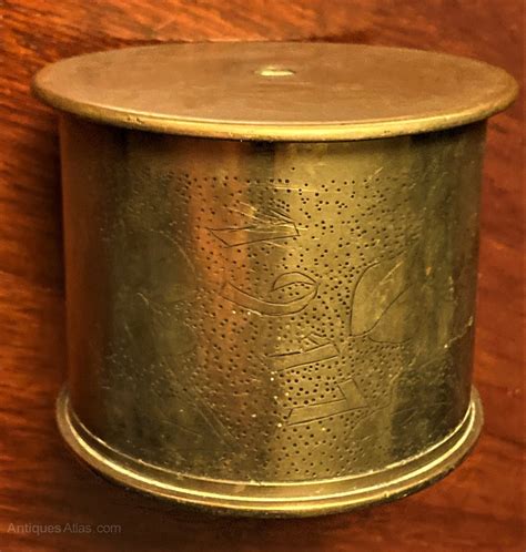 Antiques Atlas Wwi Trench Art Brass Shell Case Lidded Pot 1917