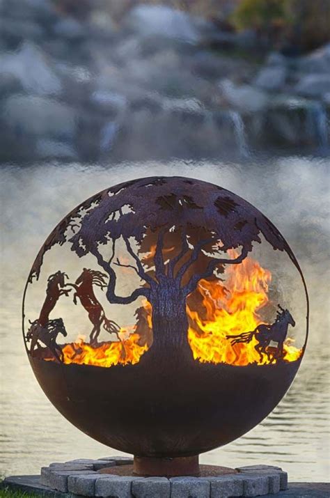 Artisan Fire Pit Fire Pit Spheres The Fire Pit Gallery Fire Pit
