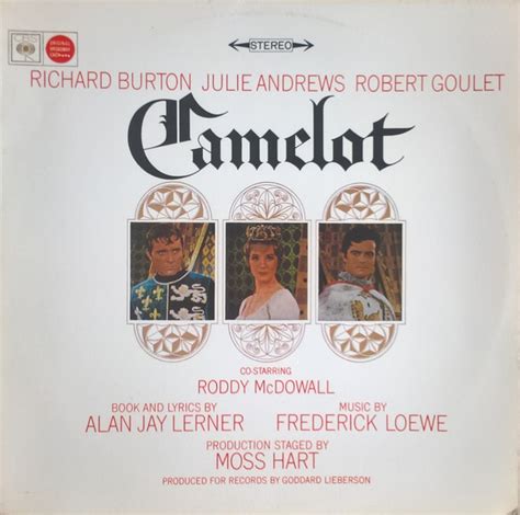 Camelot Original Broadway Cast By Richard Burton 2 Julie Andrews