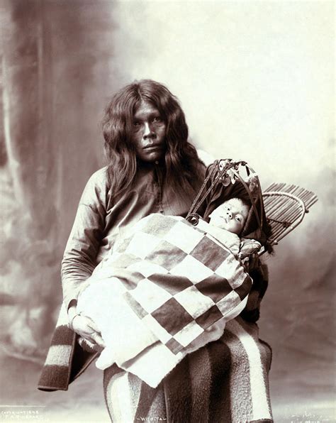 Native American Woman And Chiled Woman Photograph By Everett Fine