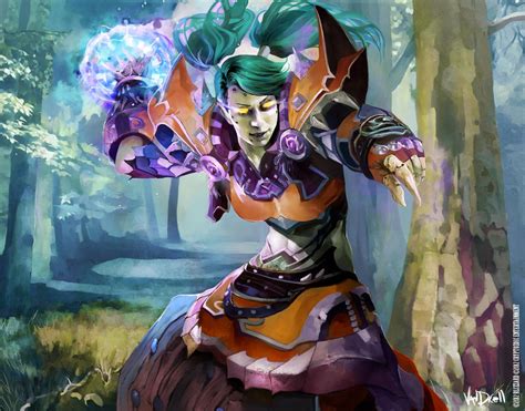 Wow Card Undead Mage By Vandrell On Deviantart