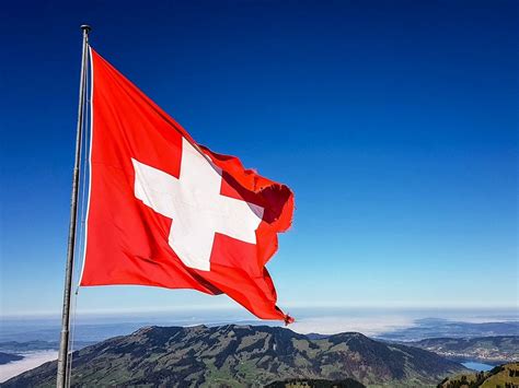 Schweizer Flagge Bild