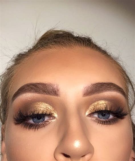 Marleenamecc Gold Makeup Looks Gold Eye Makeup Prom Makeup Looks Glam Makeup Skin Makeup