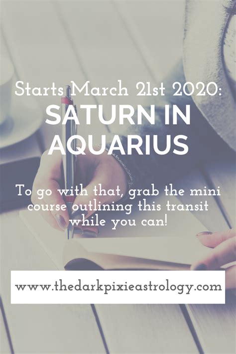 Saturn In Aquarius Grab The Mini Course Learn Astrology Saturn In