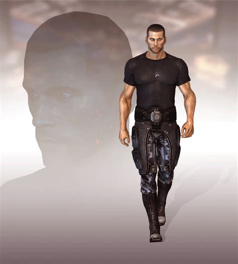 Model Default Male Shepard Game Mass Effect Mass Effect Cosplay Sara Ryder Mass Effect