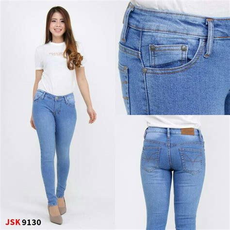 Jual Celana Panjang Skinny Jeans Wanita Denim Stretch Cewek Jsk Jeans Indonesiashopee Indonesia