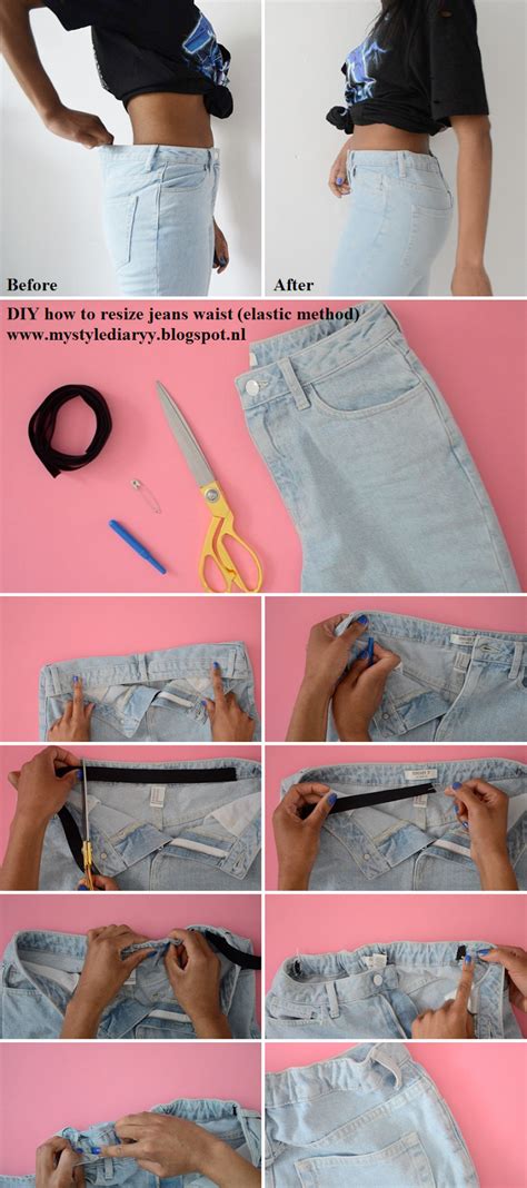 Quick Fix How To Resize Your Jeans Waist How To Take In Jeans Waist