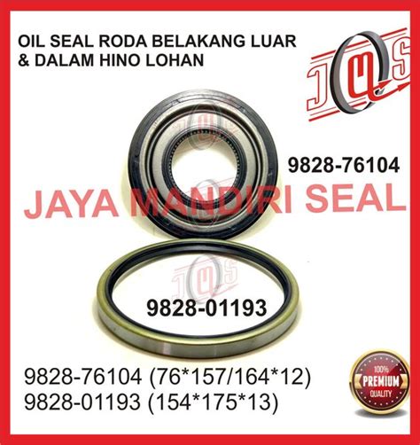 Jual OIL SEAL RODA BELAKANG LUAR DALAM HINO LOHAN FM 260 Di Lapak Jaya