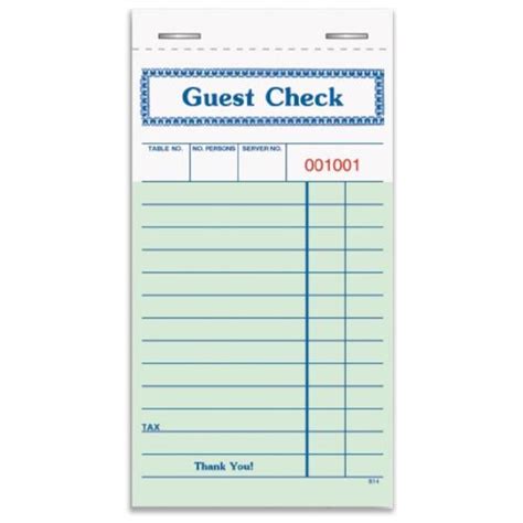 Guest Check Sets Personalized Designsnprint