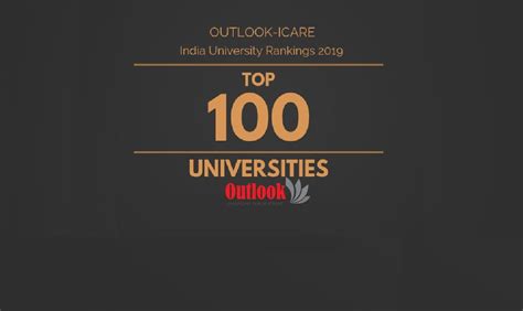 Lpu Has Been Ranked Top By The Outlook Magazines ‘icare India