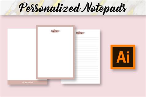 Personalize Notepads A4 Custom Notepads Digital Notepads