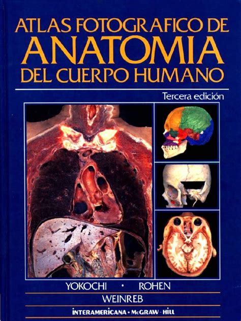 Atlas Fotográfico De Anatomía Del Cuerpo Humano 3a Ed Yokochi J