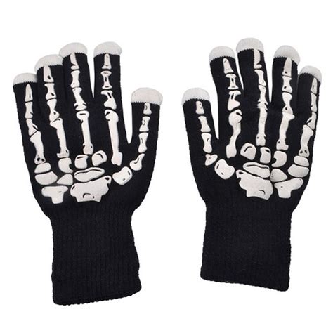 Led Luminous Skeleton Gloves
