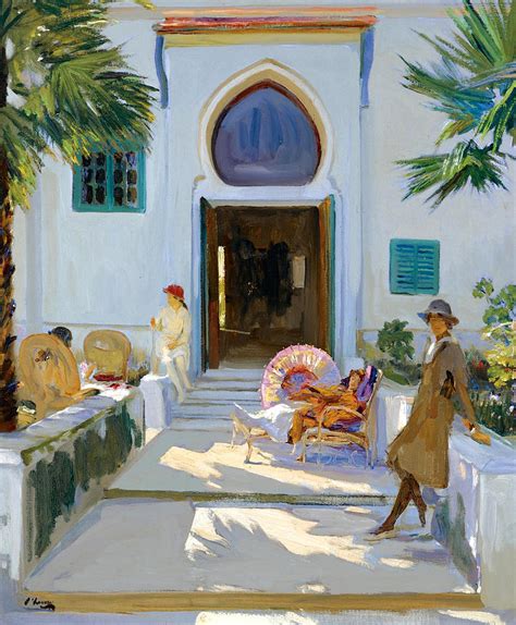 My Studio Door Tangier Painting By Sir John Lavery