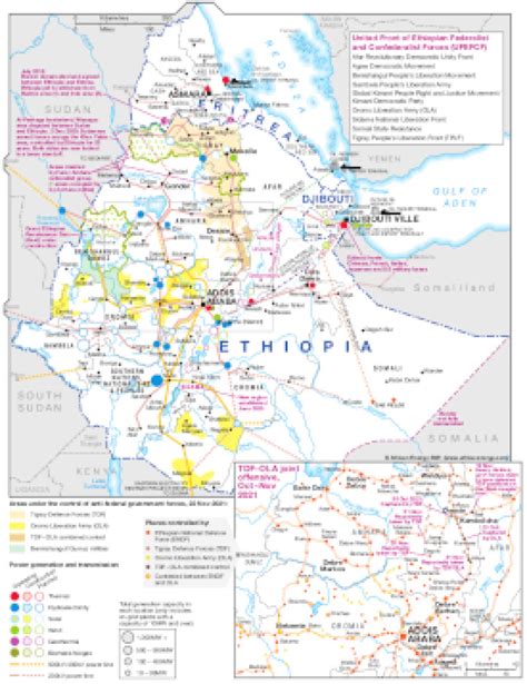 Ethiopian Conflict Zones And Critical Infrastructure African Energy