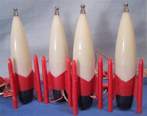 Stylized Mini Rocket ~ Crystal Radio ~ 1950s Japan