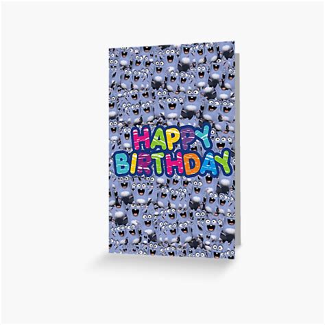 Happy Grizzy And The Lemmings Greeting Card For Sale By Nimxl Redbubble