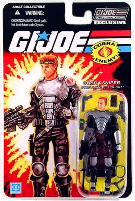 Gi Joe 2012 Subscription Exclusive Black Out Exclusive 375 Action