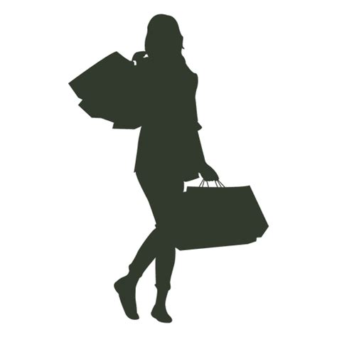 Woman Shopping Bags Seduce Png Svg Design For T Shirts