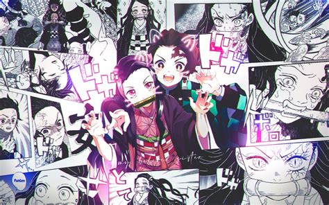 2560x1600 Nezuko And Tanjirou Manga 2560x1600 Resolution Wallpaper Hd