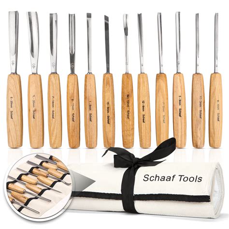 Full Size Wood Carving Tool Set Of 12 Schaaf Tools