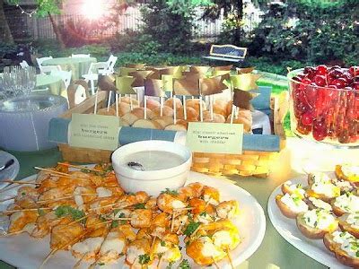 My daughter's graduation party started at 4pm and went through the evening. Jenny Steffens Hobick: Party Food! Easy Menu Ideas & Recipes for Gatherings