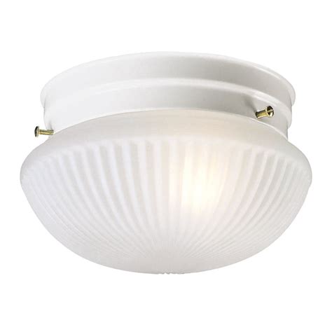 Design House 507376 Millbridge Traditional 1 Light Indoor Flush Mount Ceiling Light Dimmable