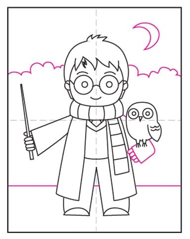 Drawing ideas and projects for kids ]. How to Draw Harry Potter · Art Projects for Kids