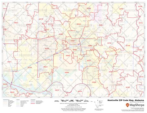 Alabama Zip Code Map