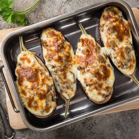Delicious And Easy Aubergines Stuffed With Minced Meat Recipe