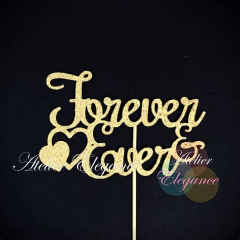Forever And Ever Cake Topper Wedding Cake Topper Bridal Etsy Canada