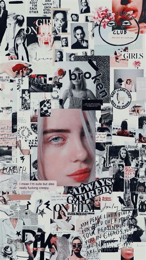 Billie eilish wallpaper bellyache part of billie eilish wallpapers. Mood board | Warna koral, Seni, Fotografi seni