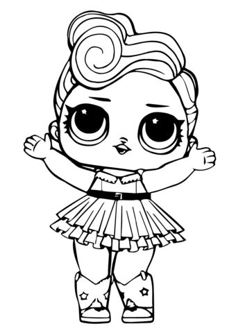 lol doll luxe coloring page  printable coloring pages