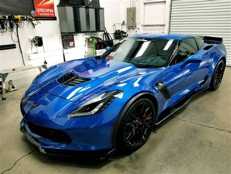 Chevrolet Corvette C7 Z06 Painted In Latina Blue Photo Taken By